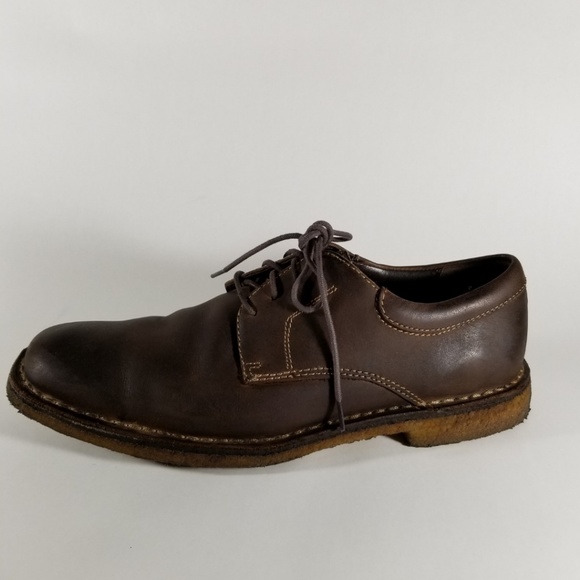 Johnston & Murphy Brown Leather Square Toe Oxfords main image 7